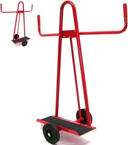 Robuster Plattenwagen 300kg für sicheren Plattentransport - Der Plattenwagen mit 300 kg Tragfähigkeit erleichtert den Transport großflächiger Platten. Ergonomische Handhabung und stabile Konstruktion sorgen für hohe Sicherheit und Komfort beim Längstransport.