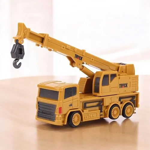 Rc ferngesteuerter Kran, Baustellen-Fahrzeug, Baukran, realistisches Bagger-Spielzeug mit robuster Konstruktion, inkl. Fernsteuerung und integriertem Akku, Kranmodell für Kinder, Erwachsene u. Sammler