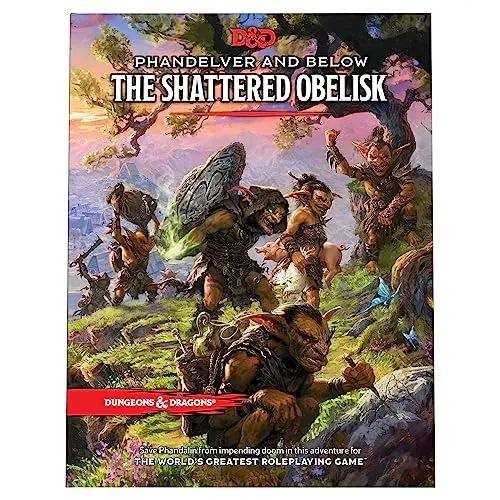 Phandelver and Below: The Shattered Obelisk - Dungeons & Dragons Abenteuerbuch - Gesellschaftsspiel für Dungeons & Dragons-Fans, bietet spannende Abenteuer und neue Herausforderungen in einer faszinierenden Welt.
