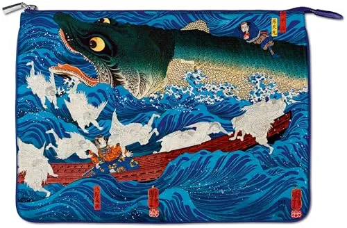 TASCHEN Pouch. Japanese Woodblock Prints - Eleganter Pouch mit einzigartigen japanischen Holzschnitt-Drucken, ideal für Kunstliebhaber und als stilvolles Accessoire.