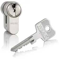 WILKA Profilhalbzylinder 1410 0/60mm mit 3 Schlüsseln - Basteln - Hochwertiger Profilhalbzylinder für sicheren Zugang, ideal für Türen mit unterschiedlichen Schließmechanismen.