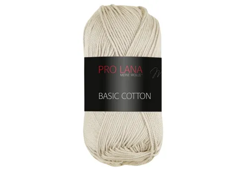 Pro Lana Pro Lana BASIC COTTON Baumwollgarn 50 g Häkelwolle, 125 m (Perfektes Baumwoll-Garn für leichte Pullover, Mützen und Accessoires), 50 g