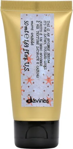 Davines More Inside Textur Serum 50ml - Frisierprodukte: Unsichtbares Serum für geschmeidiges und texturiertes Haar, ideal für alle Haartypen und feuchtigkeitsspendend.
