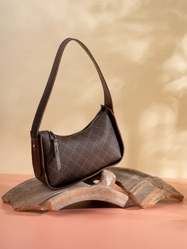 Lucky Bees Schultertasche in Braun