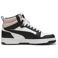 Puma Rebound v6 Sneaker High Weiß - Größe 38,5 - Trendige High Sneaker von Puma mit Mid-Cut-Schnitt für urbanen Style und optimalen Komfort. Perfekt für Freizeiteinsätze und Casualwear.