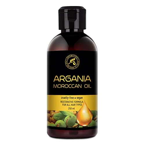 Arganöl 250 ml - Pure & Natural - Argania Spinosa Kernöl - Marokko - Arganöl für Haare - Haarpflege - Feuchtigkeit und Glanz des Haares - Kopfhautpflege - Argan Öl