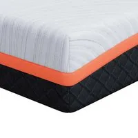 vidaXL Matratze 160 x 200 cm - Weiß und Grau - Moderne Gel-Memory-Schaummatratze mit kühlender Gelschicht für optimalen Schlafkomfort. Ideal für zeitgemäße Schlafzimmer und vielseitig einsetzbar.