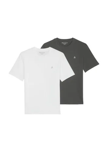 Marc O'Polo Herren T-Shirt 2er Pack XXL - Hochwertige T-Shirts im Regular Fit aus weicher Baumwolle mit Jersey-Qualität, ideal für komfortable Alltagslooks.