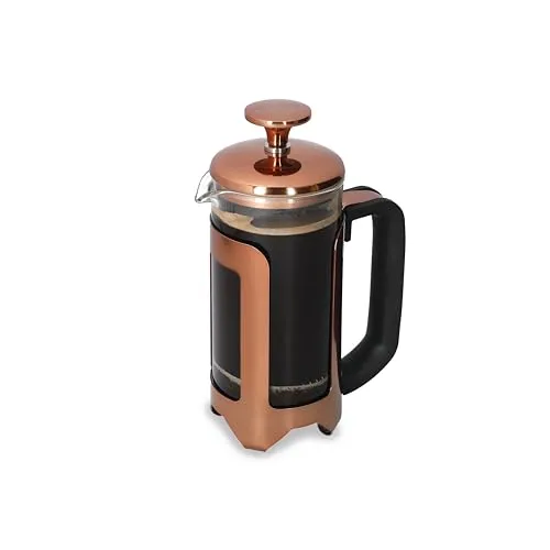 La Cafetière Roma Kaffeezubereiter, French Press, Edelstahl, Kupferfarben