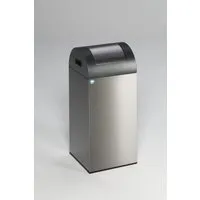 PROREGAL® Mülleimer Selbstlöschender Wertstoffsammler 60L - Haushaltszubehör mit 60L Volumen, ideal für umweltfreundliche Abfalltrennung und langlebige Edelstahl-Konstruktion.