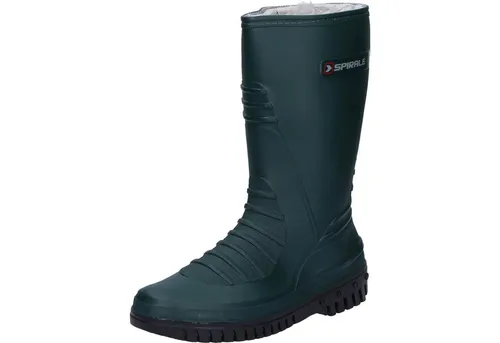 Nora Spirale Winterstiefel kurz oliv Gr. 36 - Bequemer Winterstiefel in oliv für Damen, mit rutschhemmender Gummisohle und Kunstpelz-Futter für besten Tragekomfort. Ideal für den Beruf oder Gartenarbeit.