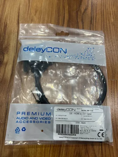 HDMI zu DVI Kabel 0,5m schwarz