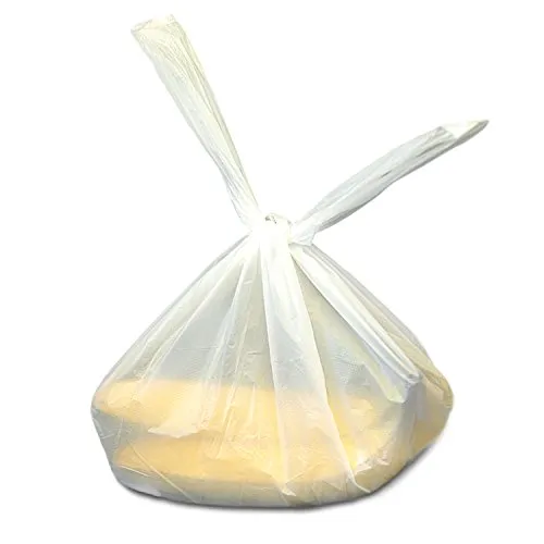 2.000 Stk. Hemdchenbeutel 25+12x45 cm weiss geblockt 10my | Knotenbeutel | kleine Plastiktüten | HUTNER