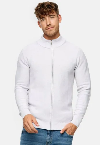 Indicode Sweatjacke INWestmoon - Jacken - Lässige Strickjacke mit Reißverschluss, ideal für entspannte Freizeit-Looks und legere Business-Outfits, bietet hohen Tragekomfort und vielseitige Kombinationsmöglichkeiten.