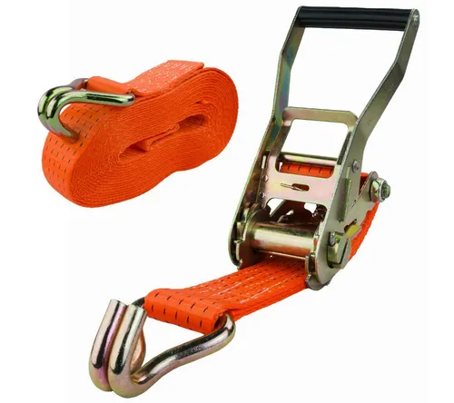 MCS CARGO SECURITY Zurrgurt Spanngurt, 5000kg, 8m, Zurrgurte für Ladungssicherung, orange (2-St)