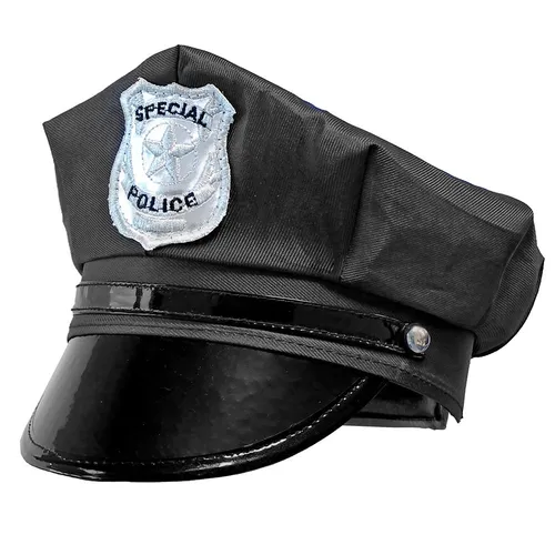 Polizeimütze Größenverstellbar Polizei Uniform Accessoire Karneval Fasching