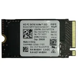 Produktbild Western Digital 256GB SSD M.2 2242 PCIe NVMe