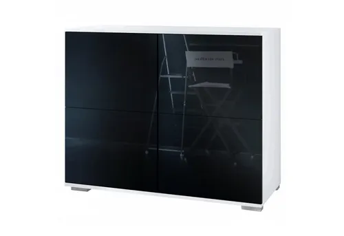 Vladon Kommode Rova V3 in schwarz von Vladon