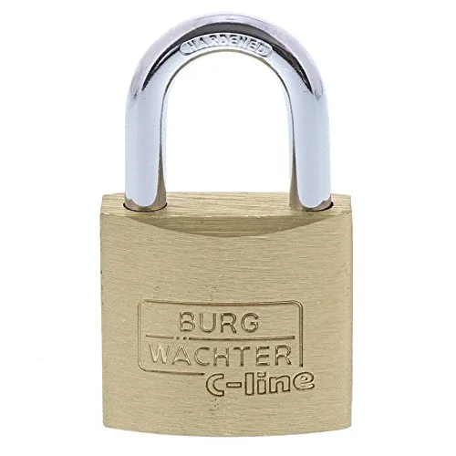 Burg-Wächter Vorhängeschloss, C-Line 222 25 SB, inkl. 2 Schlüssel, Bügelstärke: 4 mm