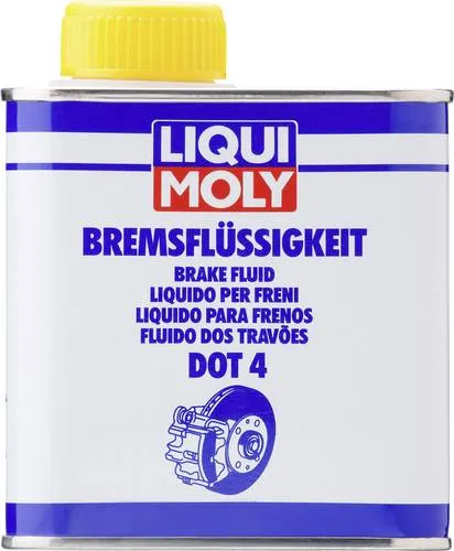 Liqui Moly 3085 Bremsflüssigkeit 500ml - Hochwertige synthetische Bremsflüssigkeit für alle Bremssysteme. Hoher Nass- und Trockensiedepunkt sorgt für sicheres Bremsen, auch bei längerer Nutzung. Ideal für Fahrzeuge mit ABS und Kupplungssystemen.