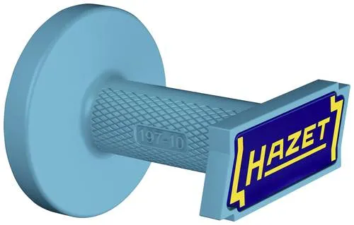 Hazet MAGNETHALTER 197-10 - Praktischer Magnethalter für Werkstatt und Garage, ideal zur sicheren Befestigung von Metallwerkzeugen und -teilen.