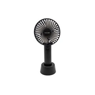 Realpower Mobile Fan, Micro-USB, Ventilator mit Akku, schwarz