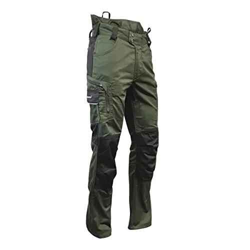 Pfanner® Arbeitshose StretchFlex Cancool - Oliv, Größe 58 - Arbeitshose aus atmungsaktivem Material für optimale Bewegungsfreiheit, ideal für handwerkliche Berufe und Outdoor-Arbeiten.