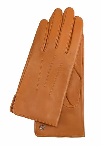 KESSLER Damen Carla Winter-Handschuhe, 410 Old Gold, 8 - Elegante Winter-Handschuhe für Damen mit schlanker Passform und praktischem Seitenschlitz für optimalen Tragekomfort.