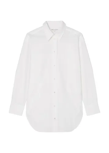 Marc O'Polo Funktionsbluse weiß XS (34) - Stylische Funktionsbluse aus 100% Baumwolle, ideal für den Alltag. Pflegeleicht und atmungsaktiv, perfekt für jeden Anlass. Größe 34, Farbe: Weiß.