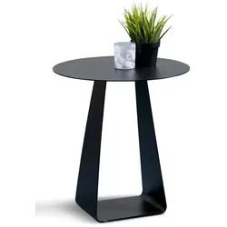 Xora Beistelltisch, Schwarz, Metall, rund, U-Form von freiraum