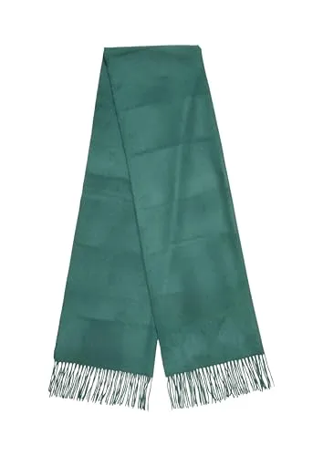 s.Oliver Damen Schal mit Fransen BLUE GREEN Einheitsgröße - Eleganter Schal aus Viskosemix mit modischen Fransen. Die großzügigen Maße von 190 x 60 cm bieten vielseitige Tragemöglichkeiten für jeden Anlass.