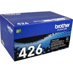 Brother Toner TN-426BK - Originaltoner schwarz, hohe Kapazität für bis zu 9.000 Seiten, ideal für Büros und hochwertige Druckergebnisse