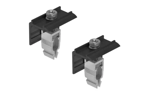 avoltik Solarmodul-Halterung Endklemme Mittelklemme silber o. schwarz 2x o. 4x PV Halterungen, (Endklemme Mittelklemme silber o. schwarz 2x o. 4x PV Halterungen, 2-tlg., Endklemme Mittelklemme silber o. schwarz 2x o. 4x PV Halterungen, Material: Aluminium / robust, witterungsbeständig, rostbeständig)