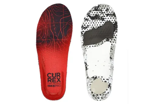 CURREX HikePro Einlegesohle – Dynamische Performance für Wandern und Hiking - Einlegesohlen mit Hochleistungs-Dämpfung für extra Komfort, Verletzungsprävention und Stabilität – ideal für Wanderer und Outdoor-Enthusiasten.