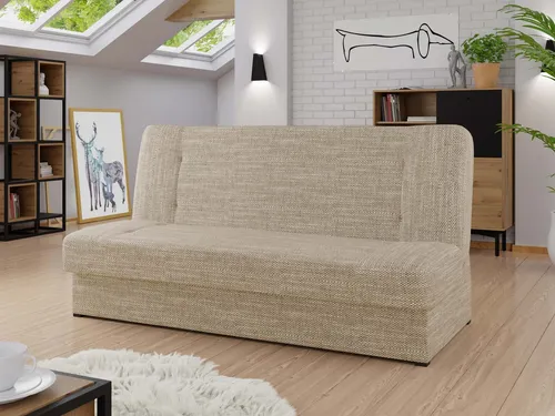 Mirjan24 Schlafsofa Hortens – Vielseitiges Polstersofa mit Bettkasten - Sofas & Couches mit Schlaffunktion und einer großzügigen Schlaffläche von 190x115 cm, ideal für Gäste. Praktischer Bettkasten für zusätzlichen Stauraum.