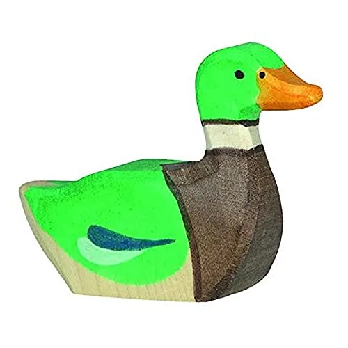 Holztiger Erpel, schwimmend, 80022