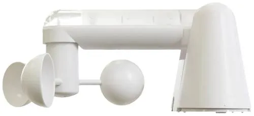 Kaiser Nienhaus Grenzwertschalter 336100 Hutschiene - Smart-Wandschalter zur Windüberwachung, erfasst Windstärken von 2 bis 8 und bietet sofortige LED-Anzeige bei Überschreitung. Mit einstellbarer Nachlaufzeit für stabile Schaltzustände.