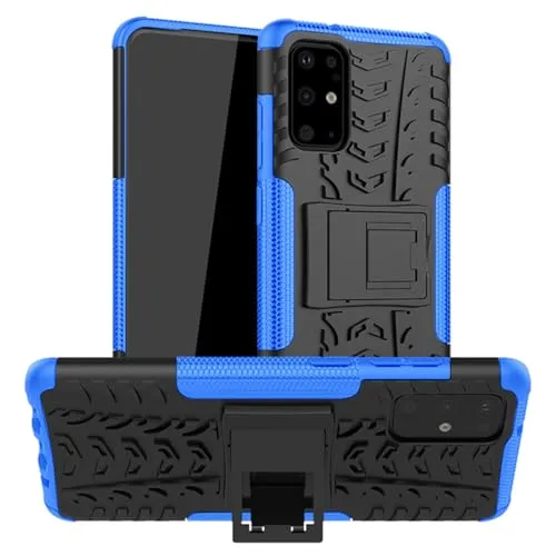 Oudoor Hülle Kompatibel mit Samsung Galaxy S20+ | Case Panzer Hülle Cover Schutzhülle Etui Bumper | Blau