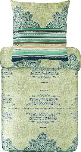Bassetti Ravello Bettwäsche, Baumwolle, GRÜN, 200X200 in grün von Bassetti