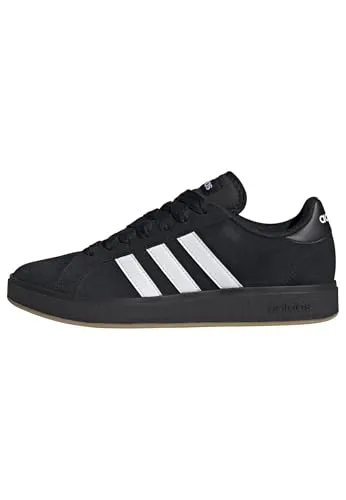 Adidas Herren Grand Court Base 00s Schuhe - Stylische Sneakers mit regulärer Passform, Schnürverschluss und Obermaterial aus Wildleder. Ideal für den Alltag und umweltfreundlich, da sie zu mindestens 20 % aus recycelten Materialien bestehen.