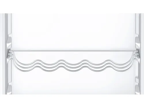 KS6BZR00 Flaschenablage (Silber) - Praktische Flaschenablage für Kühlschränke, sorgt für Ordnung und optimalen Platz für Ihre Getränke.