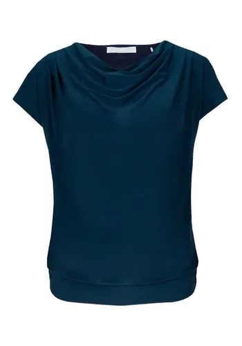 bianca T-Shirt WIEBKE - T-Shirt für Damen mit elegantem Wasserfallausschnitt, aus pflegeleichtem Technojersey mit Elasthan für optimalen Tragekomfort. Perfekt für besondere Anlässe und Reisen.