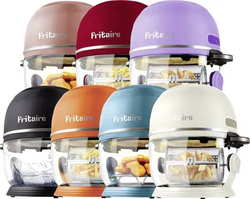 Fritaire Heißluft-Fritteuse 1300W BPA-frei - Die Fritaire Heißluft-Fritteuse ermöglicht Ihnen müheloses Kochen mit innovativer selbstreinigender Glasschüssel und vielseitigem Zubehör. Genießen Sie köstliche Gerichte schnell und einfach!