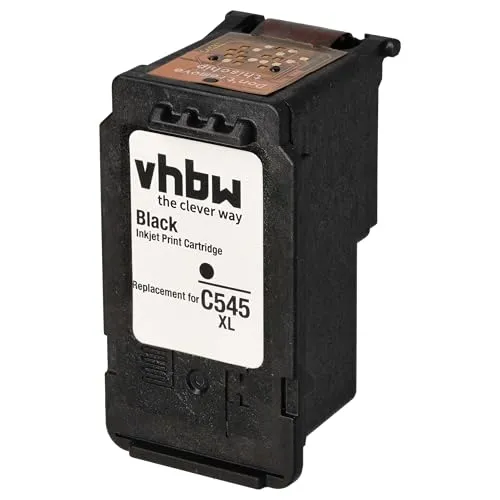vhbw Tintenpatrone Schwarz kompatibel mit Canon Pixma MG2540, MG-2455, MG-2550, MG2455, MG2550, MG2555, MG2900 Drucker (wiederaufgefüllt, 12ml)