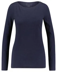 Marc O'Polo Damen Langarmshirt aus Bio-Baumwolle
