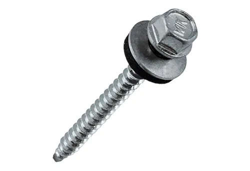 Schrauben-Set 250 Stück Trapezblechschrauben Bohrschrauben 4,8 x 35mm Ral 9006