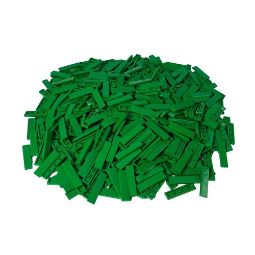 LEGO® 1x4 Fliesen Grün - 2431 (250 Stück) - 250 Stück LEGO Fliesen 1x4 in Dunkelgrün. Original LEGO Teile für kreatives Bauen und Spielen. Ideal zur Erweiterung Ihrer Sammlung und für fantasievolle Projekte. Perfekt als Geschenk für LEGO-Fans!