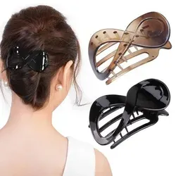Haarspangen Damen Schildpatt Groß Rutschfest 2er-Pack - Praktisches 2er-Pack Haarspangen mit elegantem französischem Design. Rutschfeste Kammzähne sorgen für starken Halt ohne Reizung der Kopfhaut. Ideal für Alltag und besondere Anlässe.
