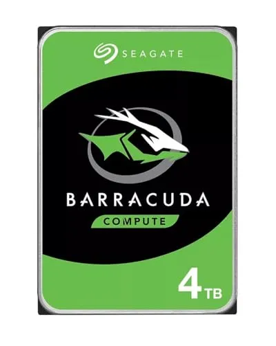 Seagate Barracuda ST4000DM004 Festplatte, 4 TB, intern, 8,9 cm (3,5 Zoll), SATA 6 Gb/s, 5400 U/min, Puffer: 256 MB