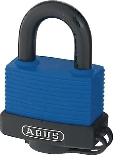 ABUS Messing-Vorhängeschloss Aqua Safe 70IB/50 gl.-6401 - Wetterfest und korrosionsgeschützt - Vorhängeschloss für Außenbereich: Wetterfest mit Edelstahlbügel, ideal für mittlere Werte und durchschnittliches Diebstahlrisiko. Gleichschließend für einfachen Zugang.